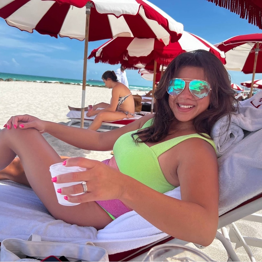 Beach Riot Amy One-Piece Swimsuit – Tri-Colorblocked 🌊✨